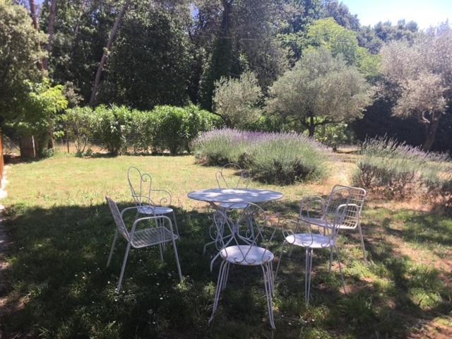 Le Mas Du Cypres, 12 Pers Et Piscine Aigaliers Buitenkant foto